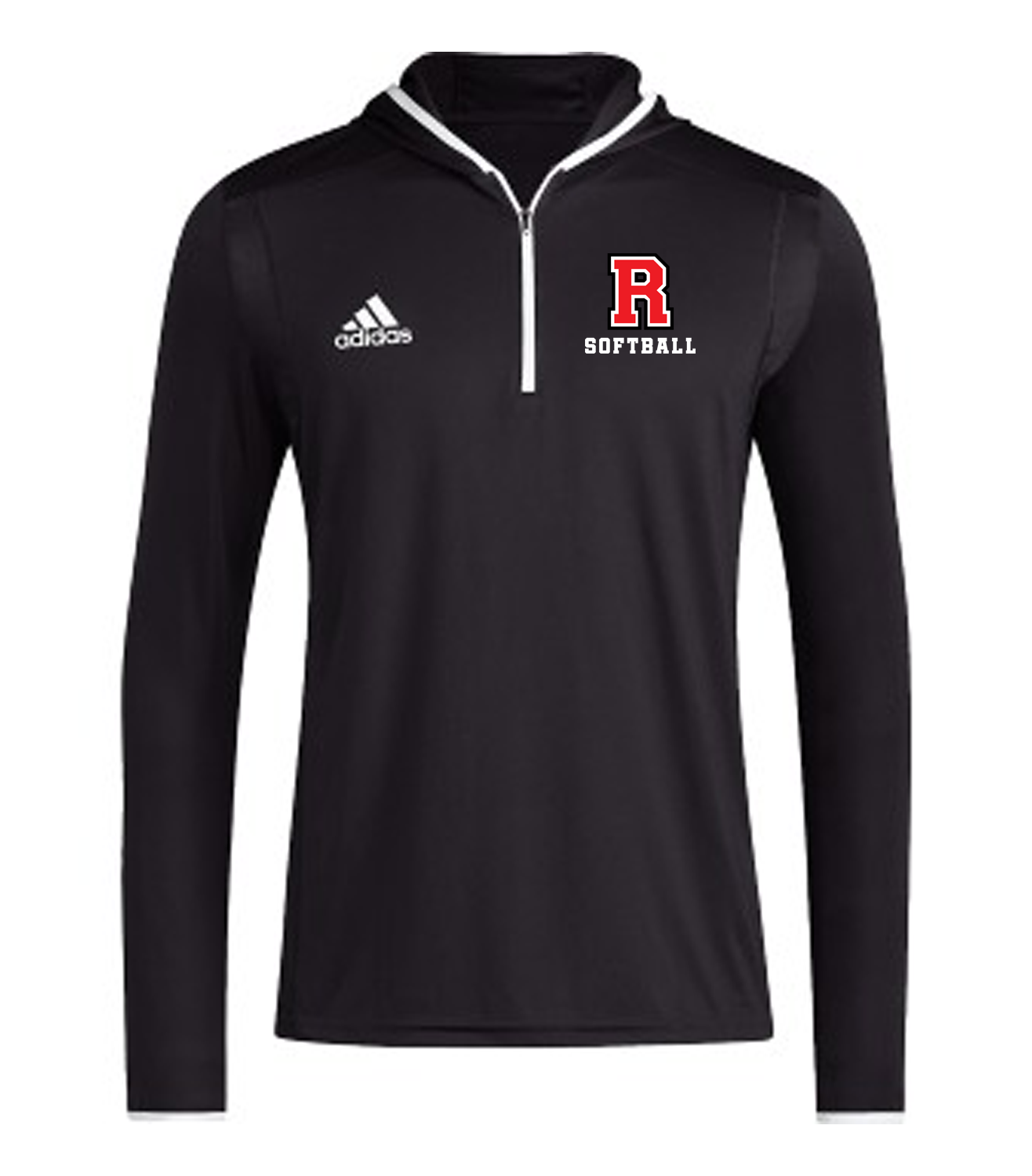 Adidas Hooded Performance 1/4 Zip - Softball