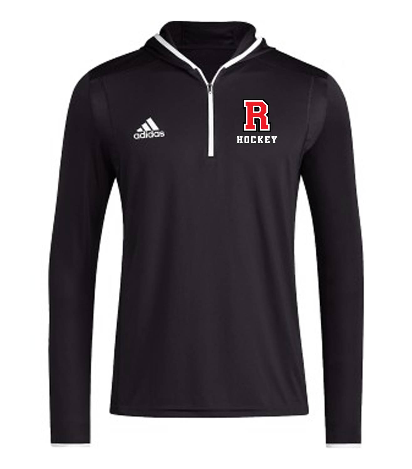 Adidas Hooded Performance 1/4 Zip - Hockey